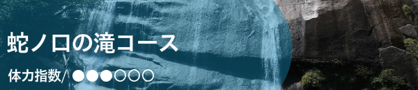 蛇ノ口の滝ガイドツアー